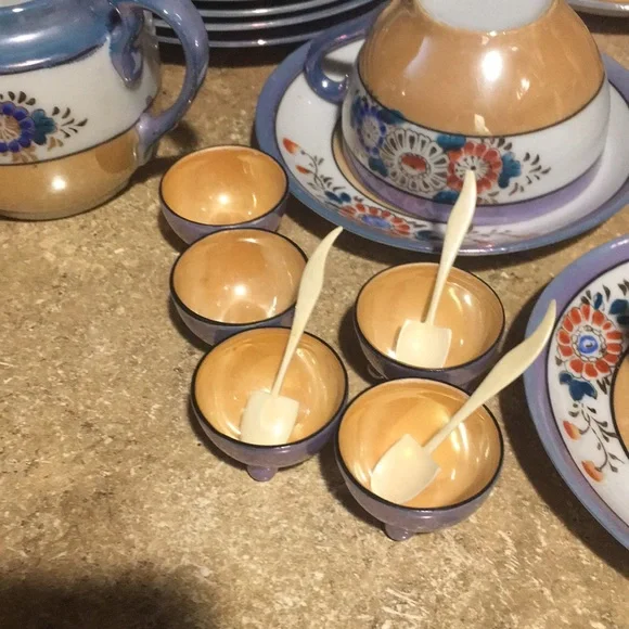 Mid Century Antique Serveware